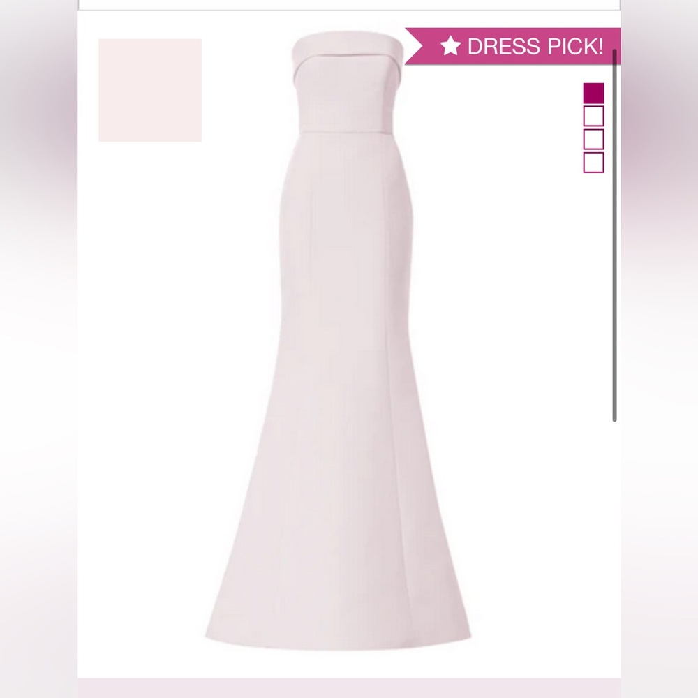 Amsale Jaylin Bridesmaids Dress - Ballet Faille